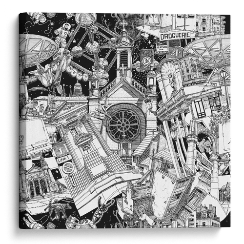 The finished artwork – Brussels