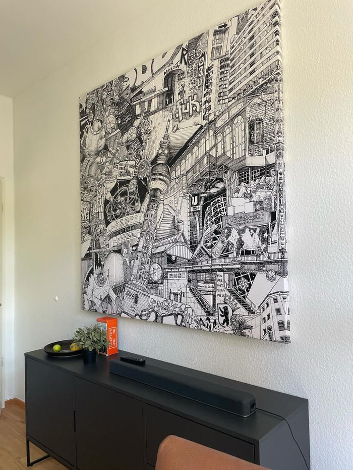 Customer photo: Heiner Radau canvas at home