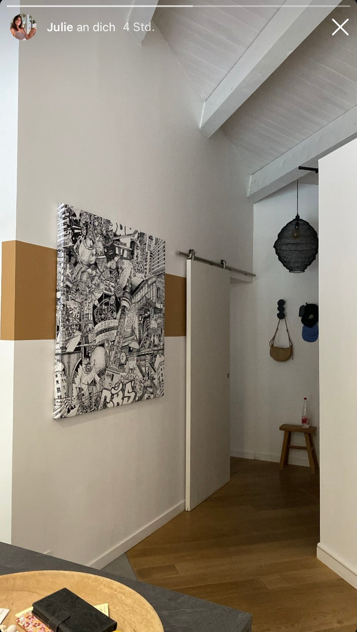 Customer photo: Heiner Radau canvas at home