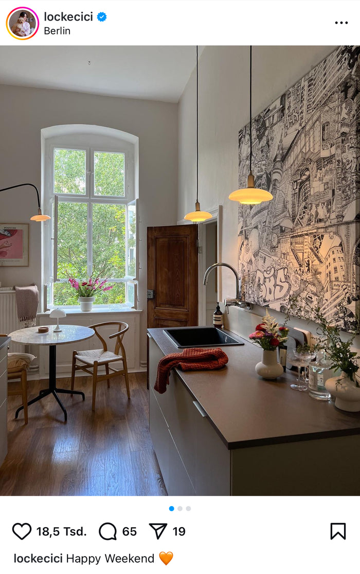 Customer photo: Heiner Radau canvas at home