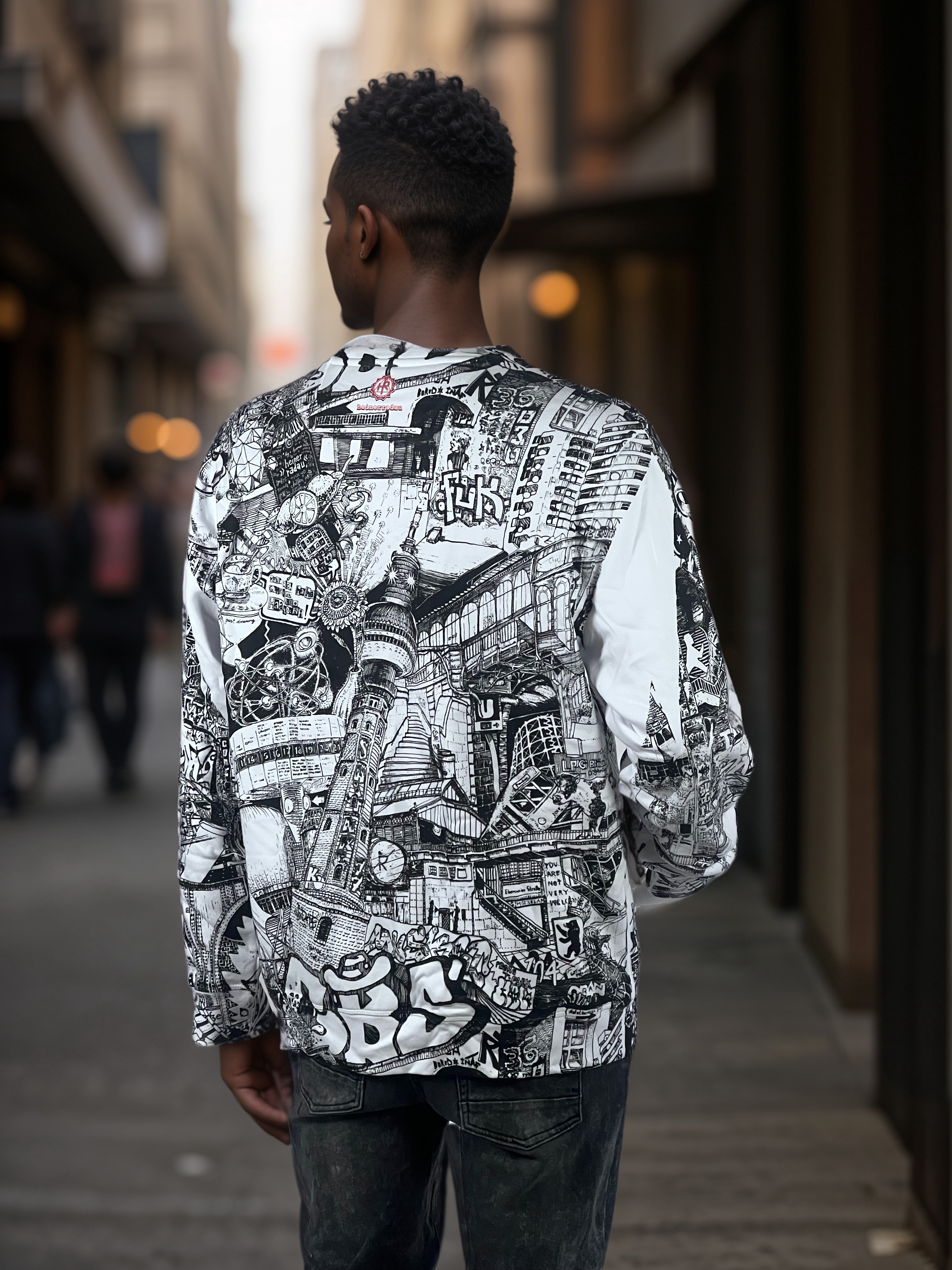 Sweat-shirt fait main à Berlin