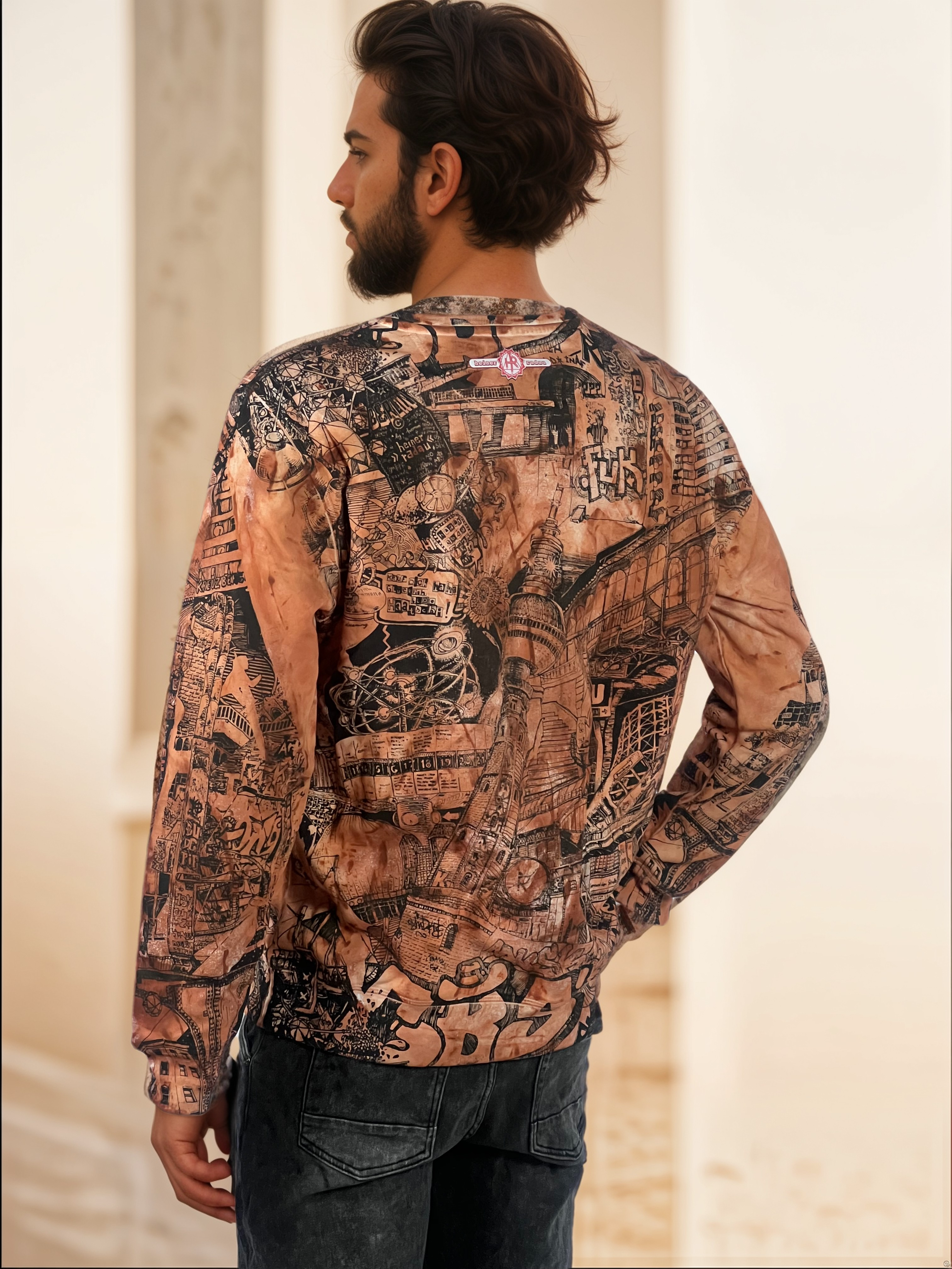 Sweat-shirt Berlin fait main OXIDE