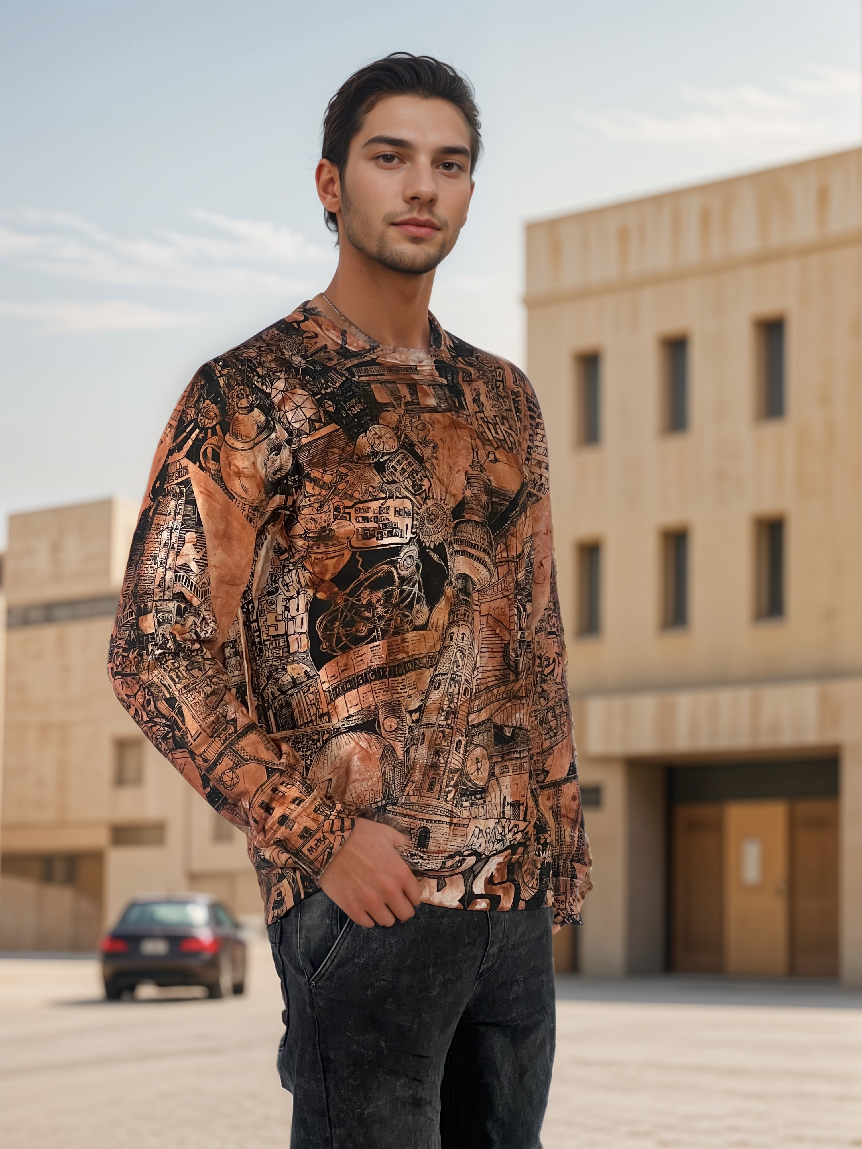 Sweat-shirt Berlin fait main OXIDE