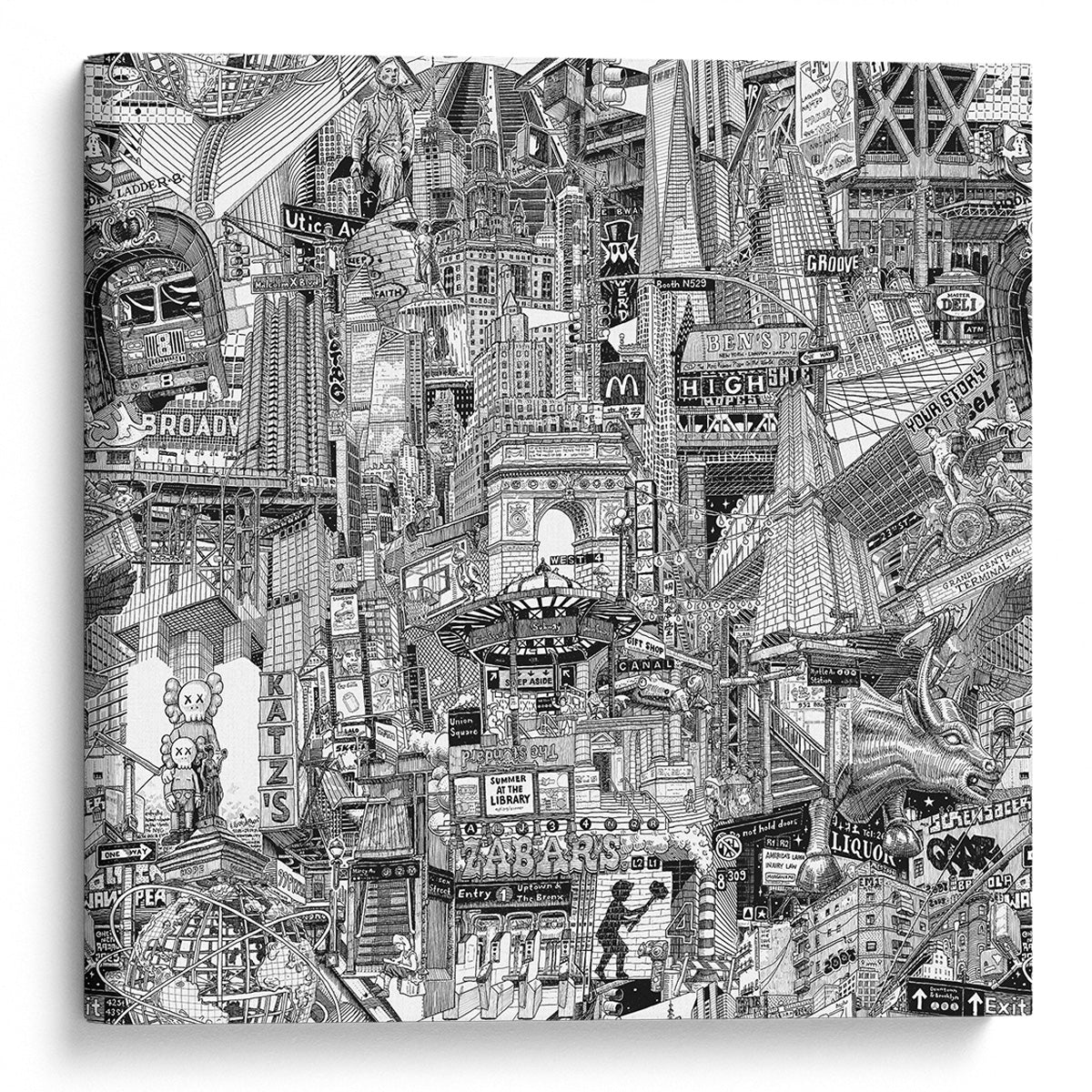New York City Canvas – Hand-Drawn Live on the Streets