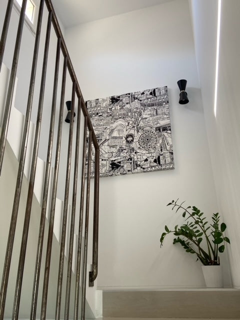 Customer photo: Heiner Radau canvas at home