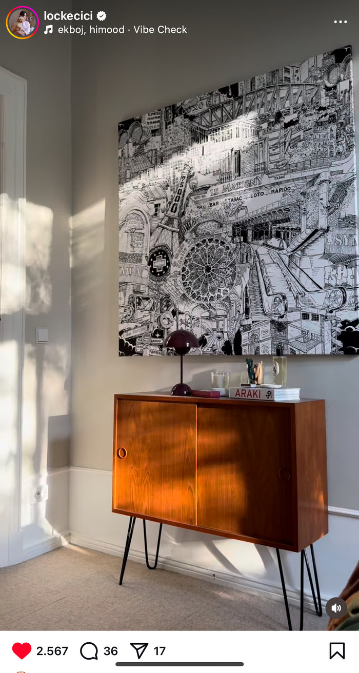 Customer photo: Heiner Radau canvas at home