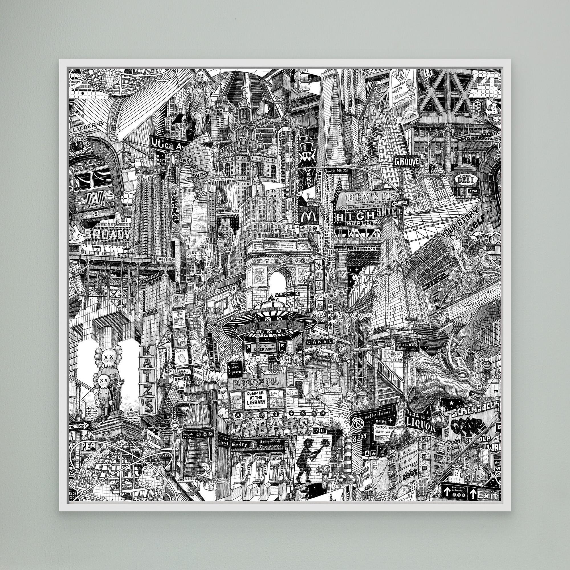 New York City Canvas – Hand-Drawn Live on the Streets