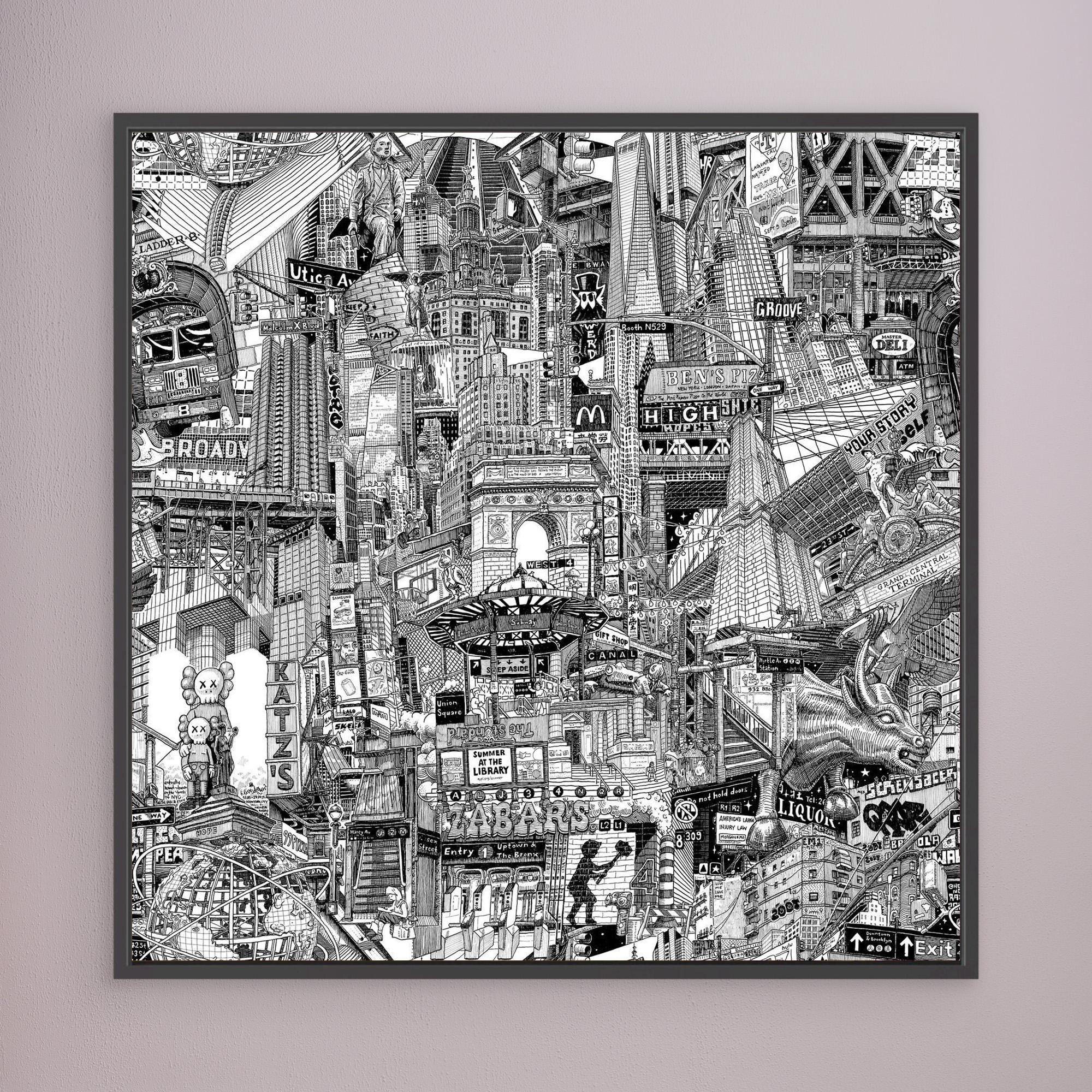 New York City Canvas – Hand-Drawn Live on the Streets