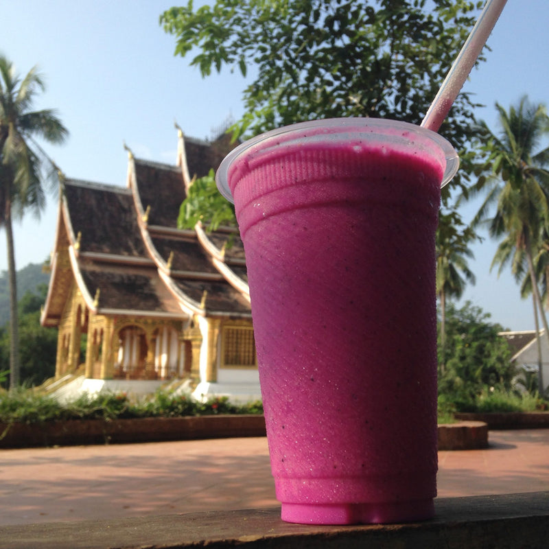 Temple, heat and a dragon fruit shake – Heiner Radau, Travel & Draw Laos