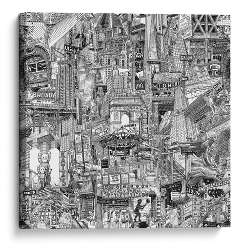The finished artwork – New York