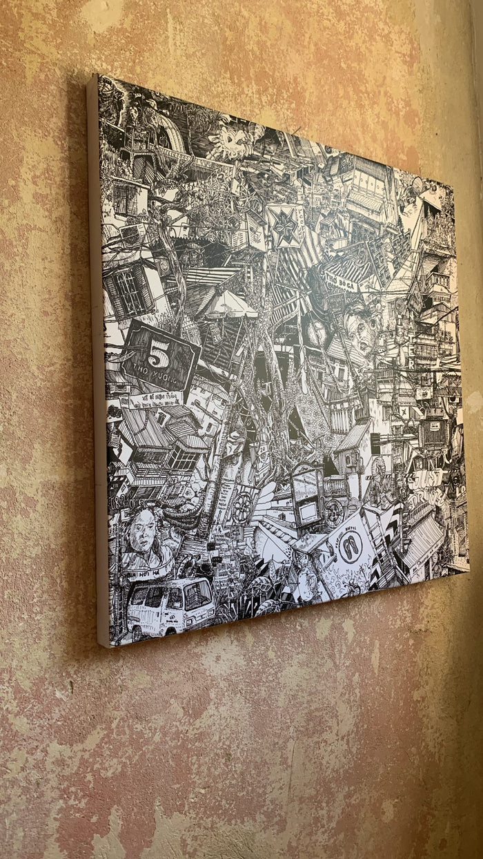 Customer photo: Heiner Radau canvas at home