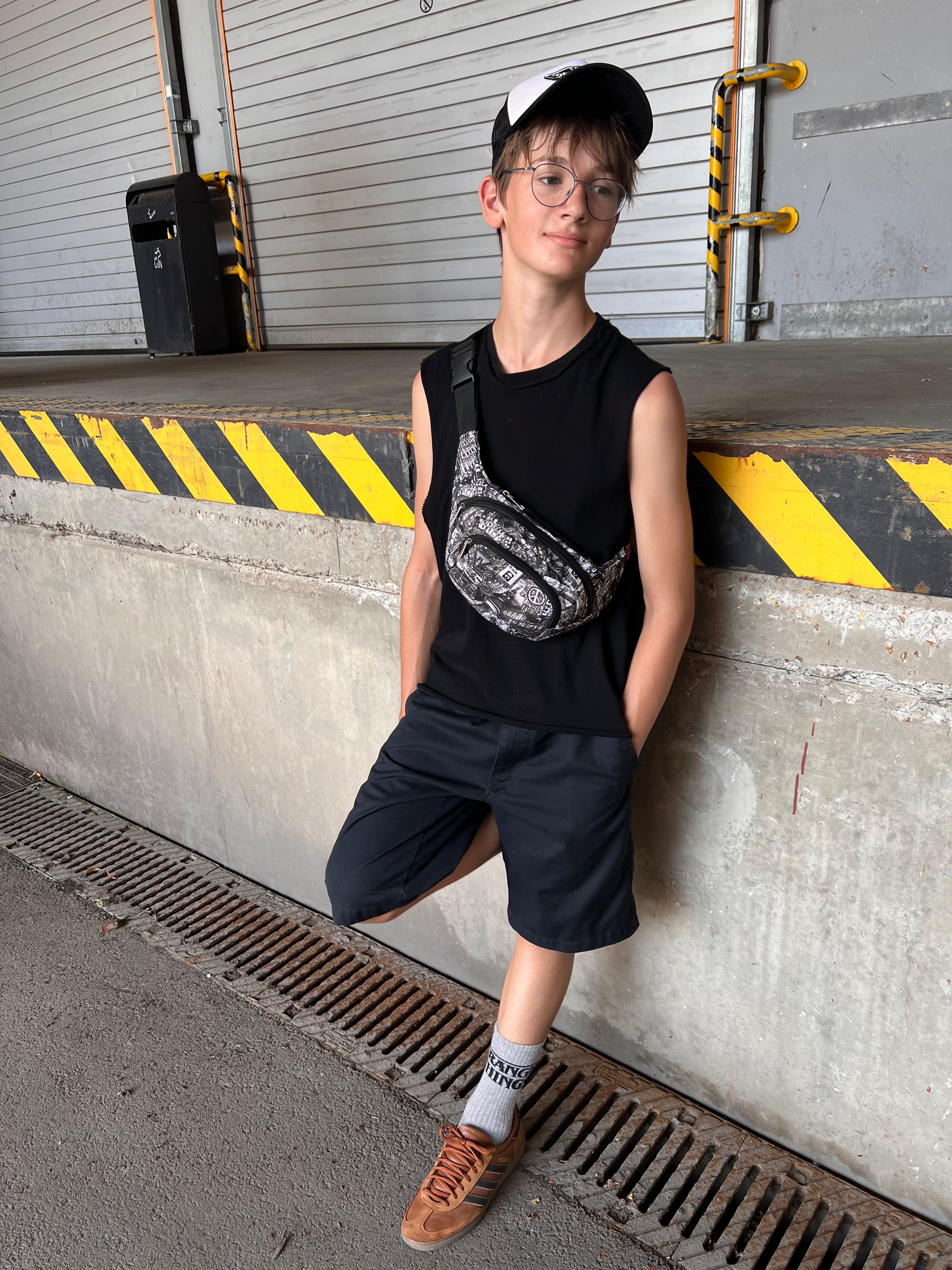 Berlin Bumbag Black/White Edition