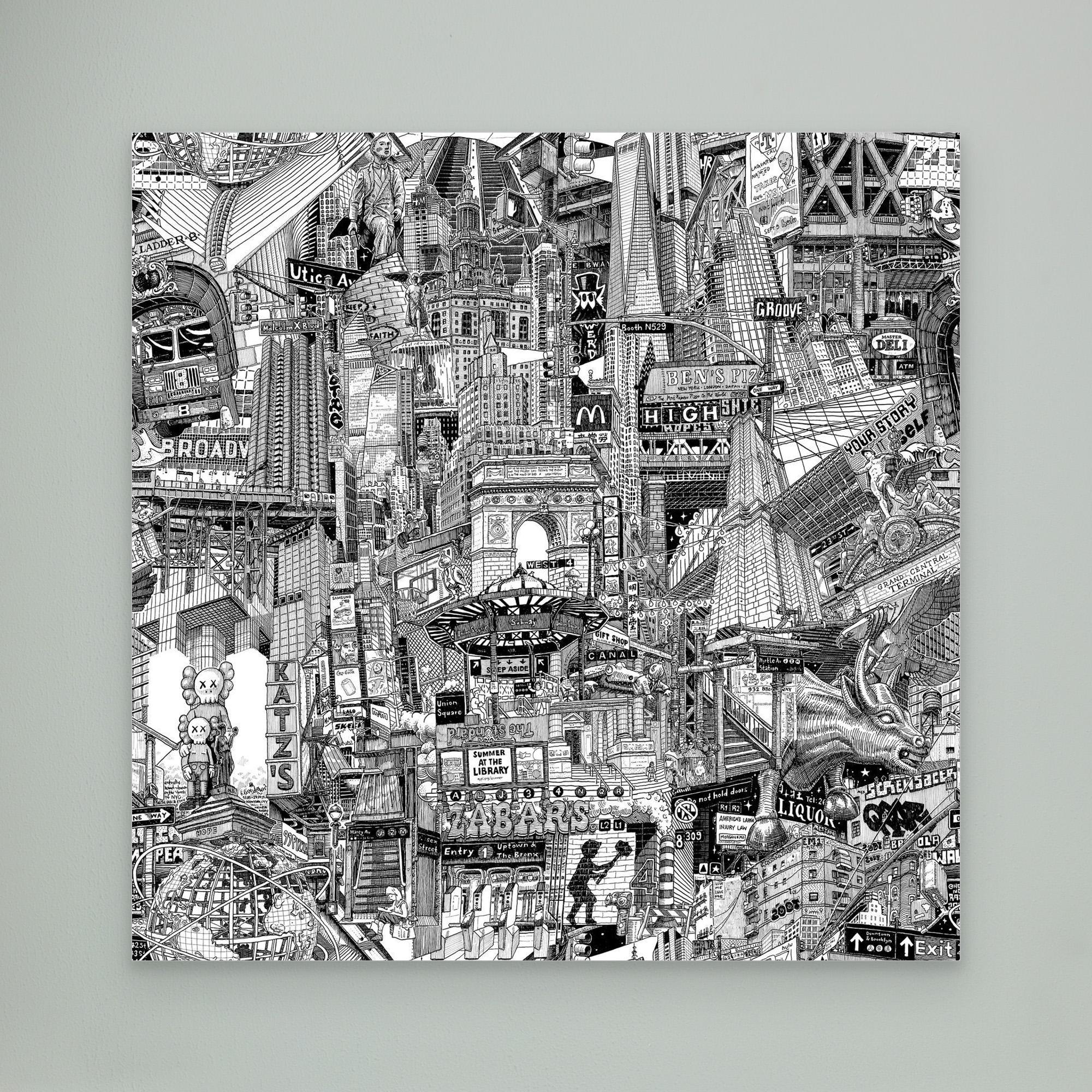 New York City Canvas – Hand-Drawn Live on the Streets