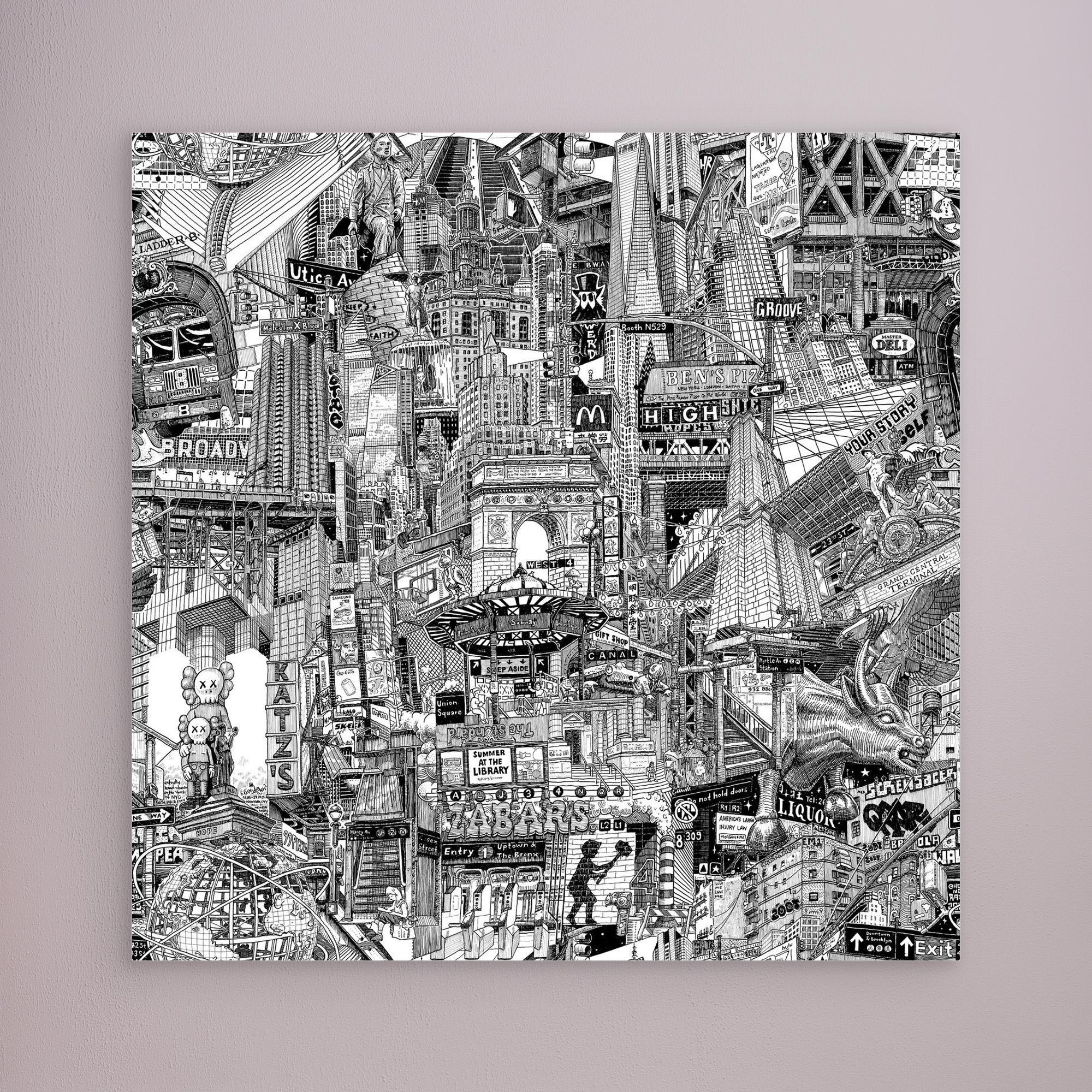 New York City Canvas – Hand-Drawn Live on the Streets