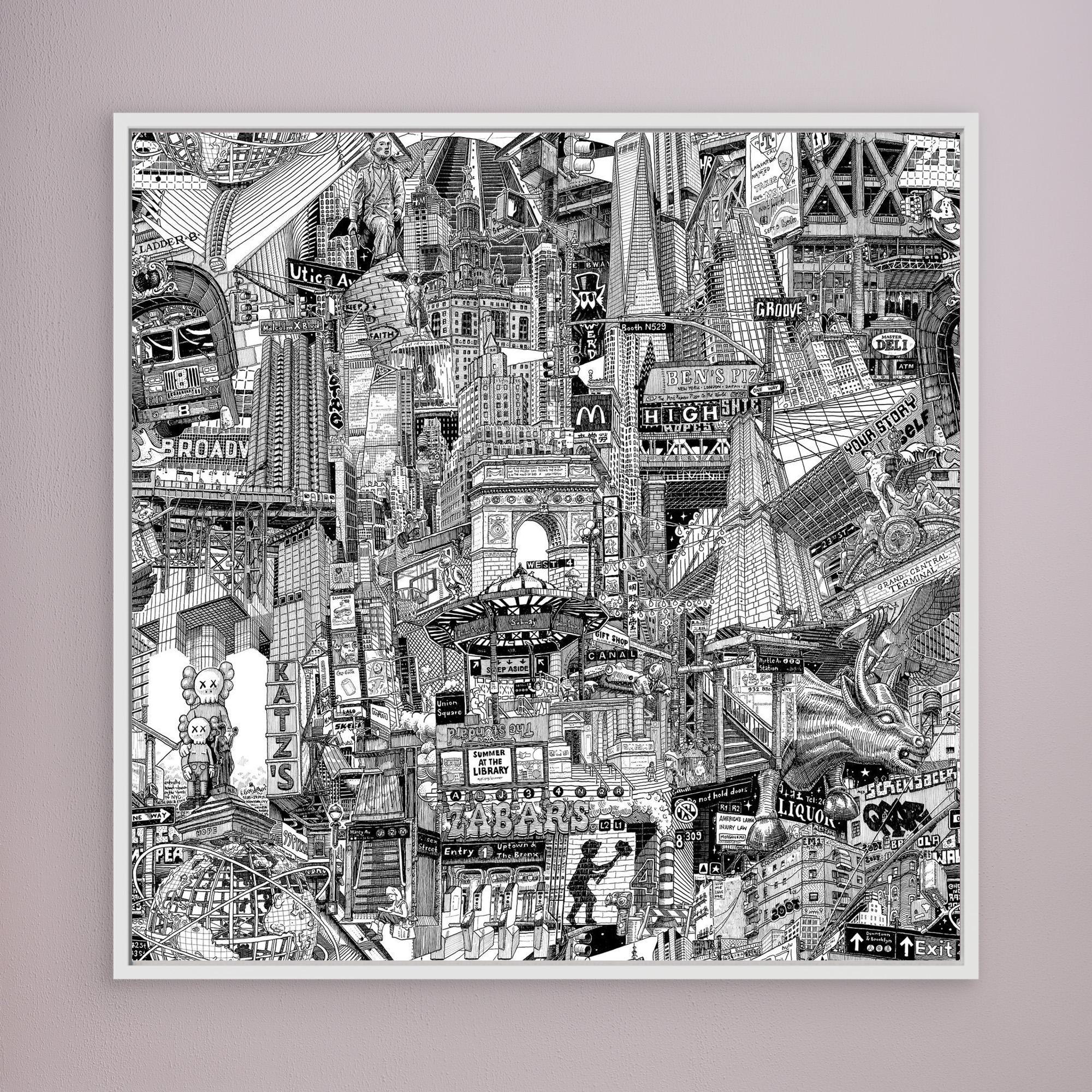 New York City Canvas – Hand-Drawn Live on the Streets