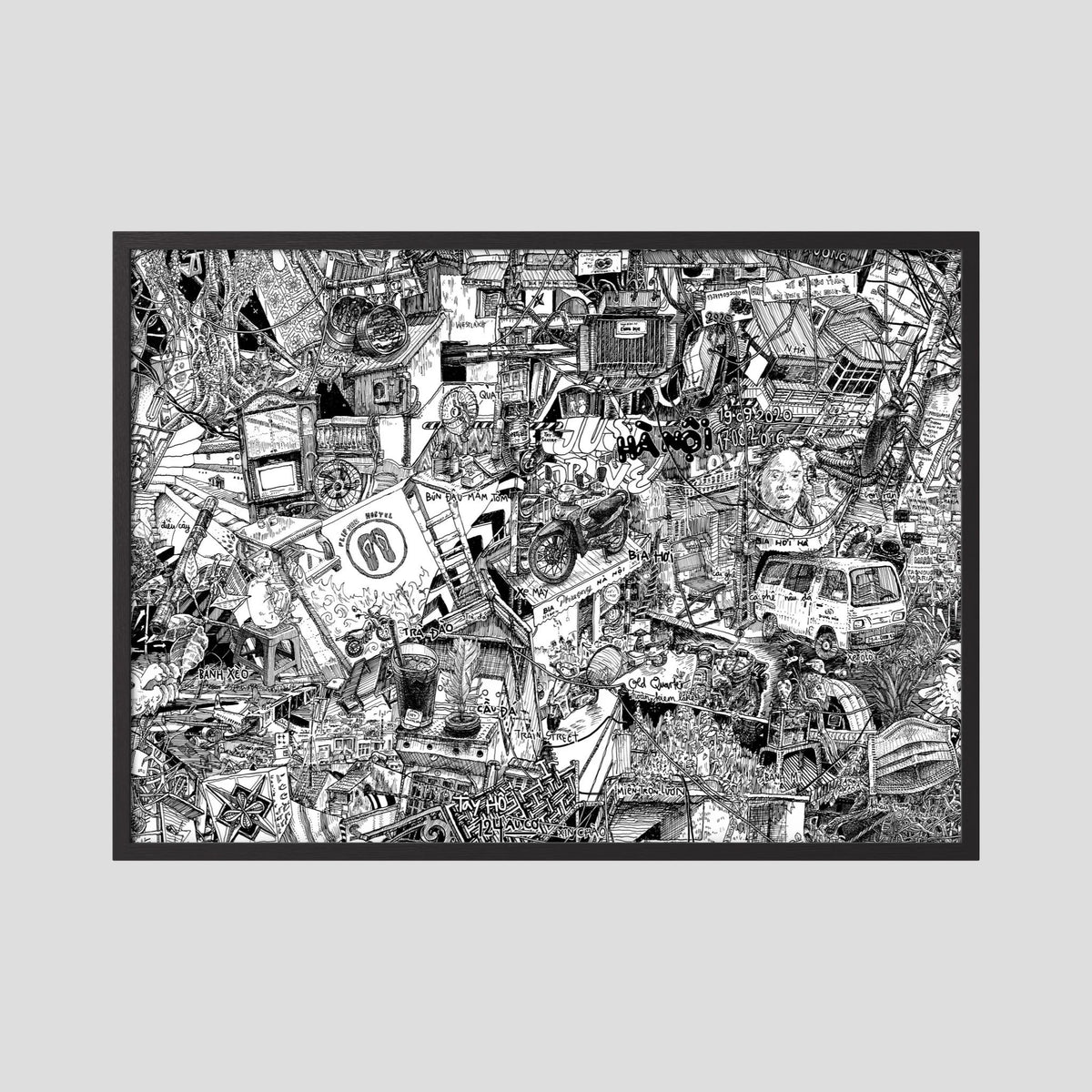 HANOI Fine Art Poster Horizontal