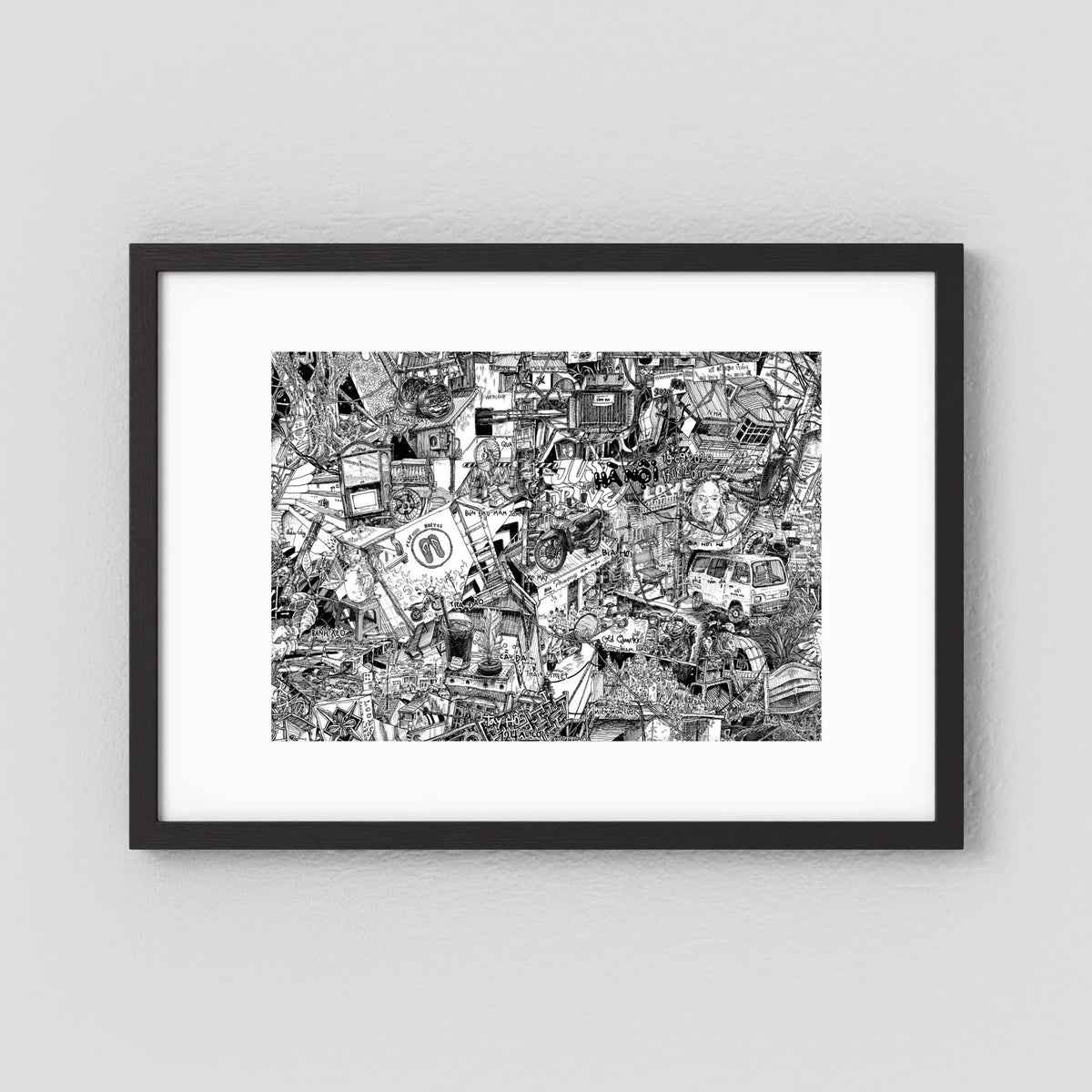HANOI Fine Art Poster Horizontal