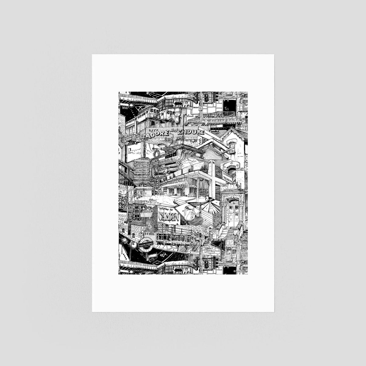 LONDON Fine Art Poster Vertical