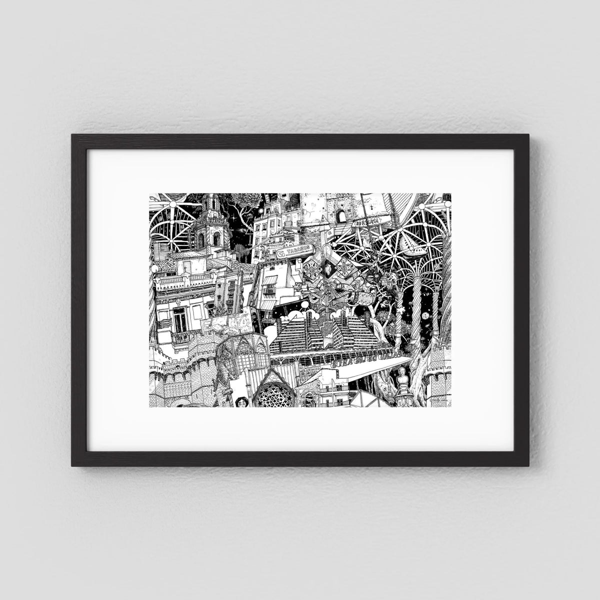 VALENCIA Fine Art Poster Horizontal