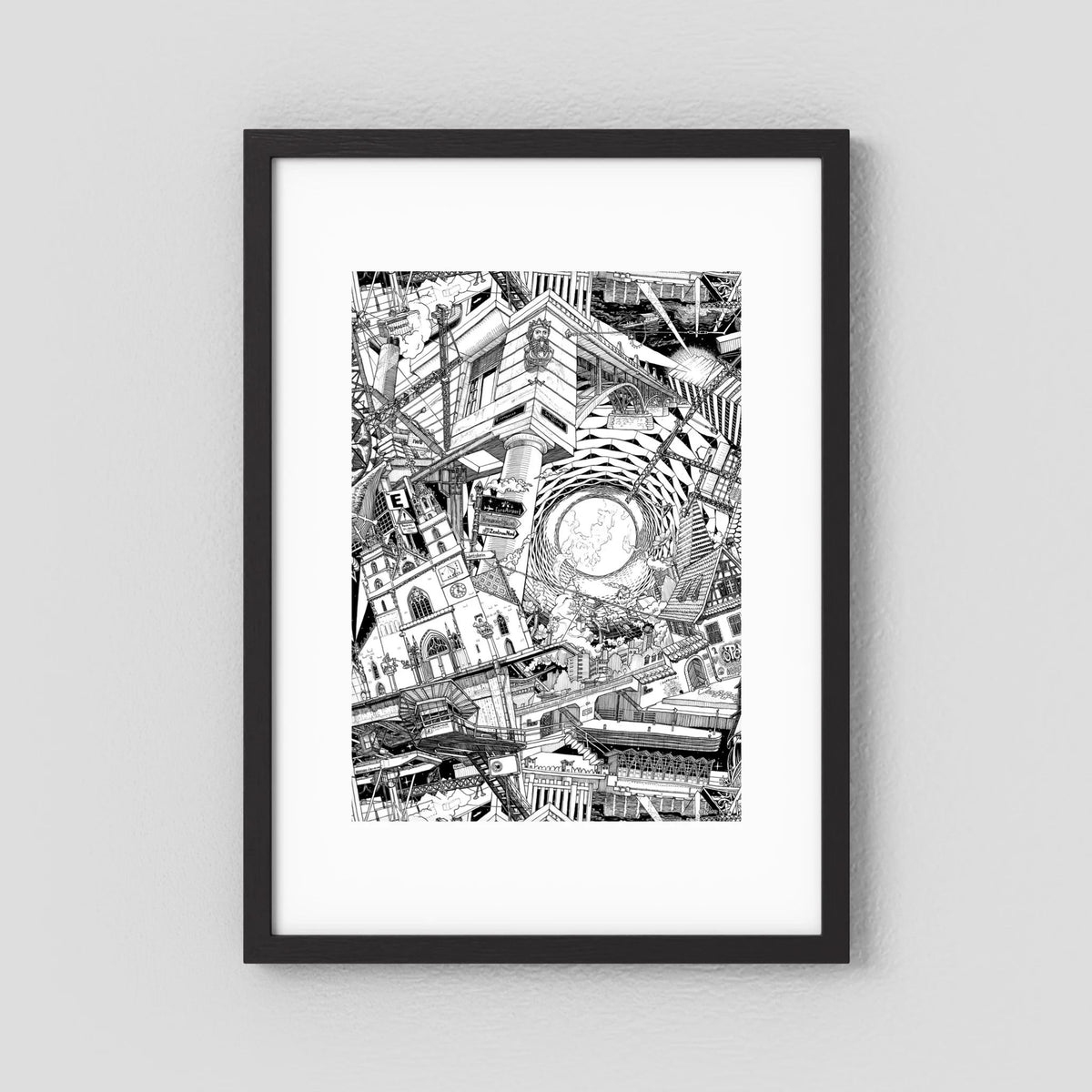 BASEL Fine Art Poster Vertical