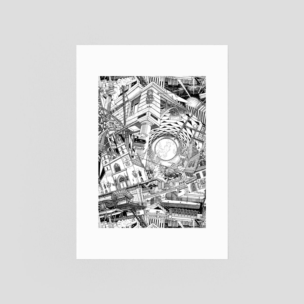 BASEL Fine Art Poster Vertical