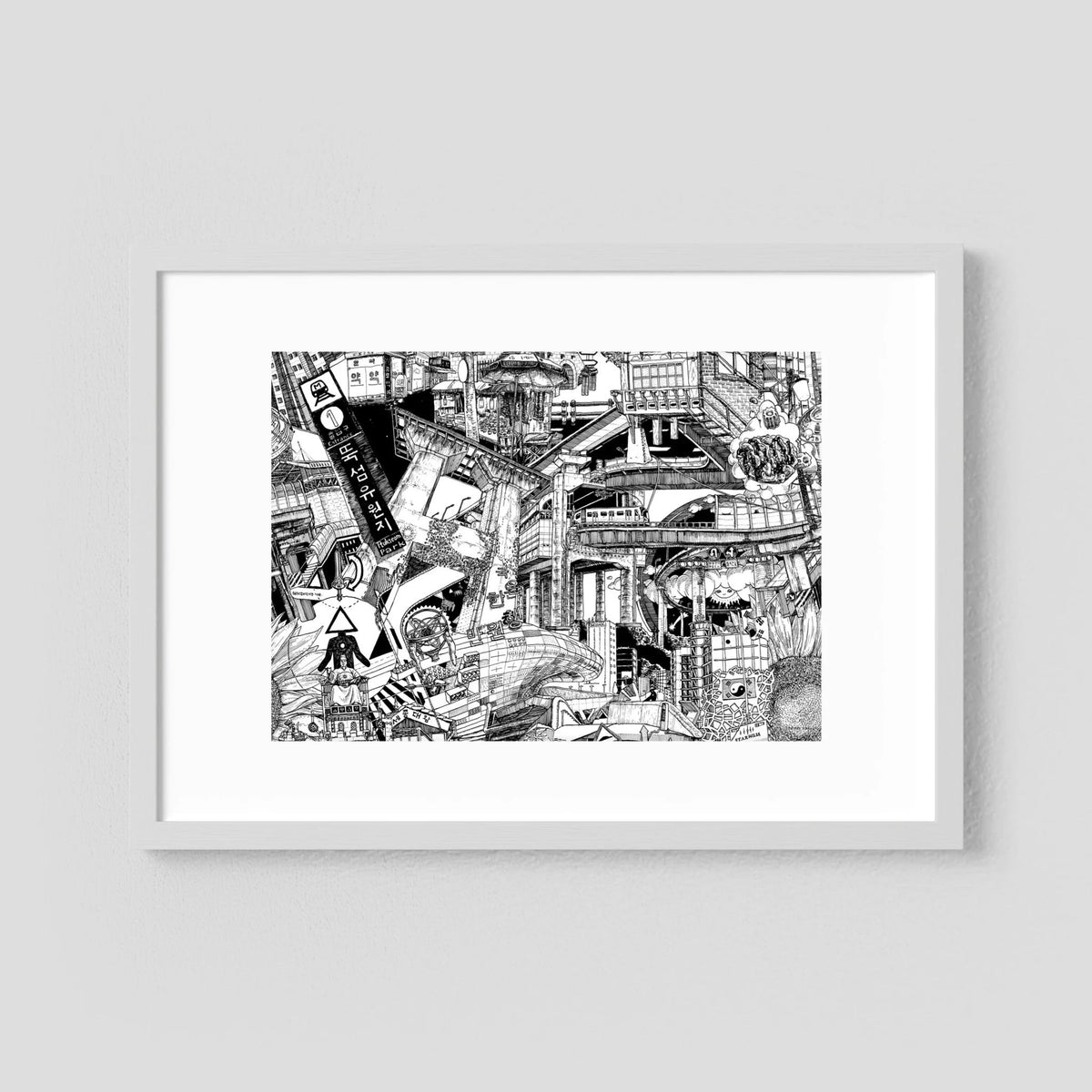 SEOUL Fine Art Poster Horizontal