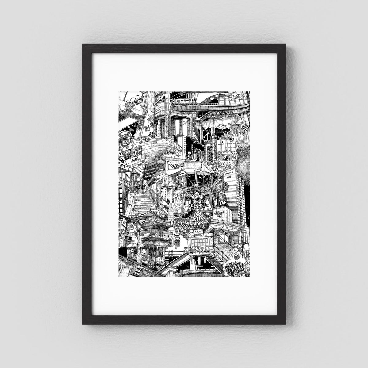 SEOUL Fine Art Poster Vertical