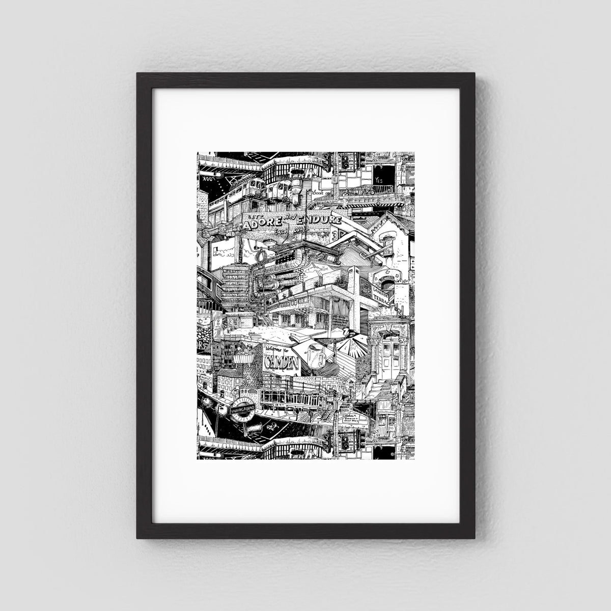 LONDON Fine Art Poster Vertical