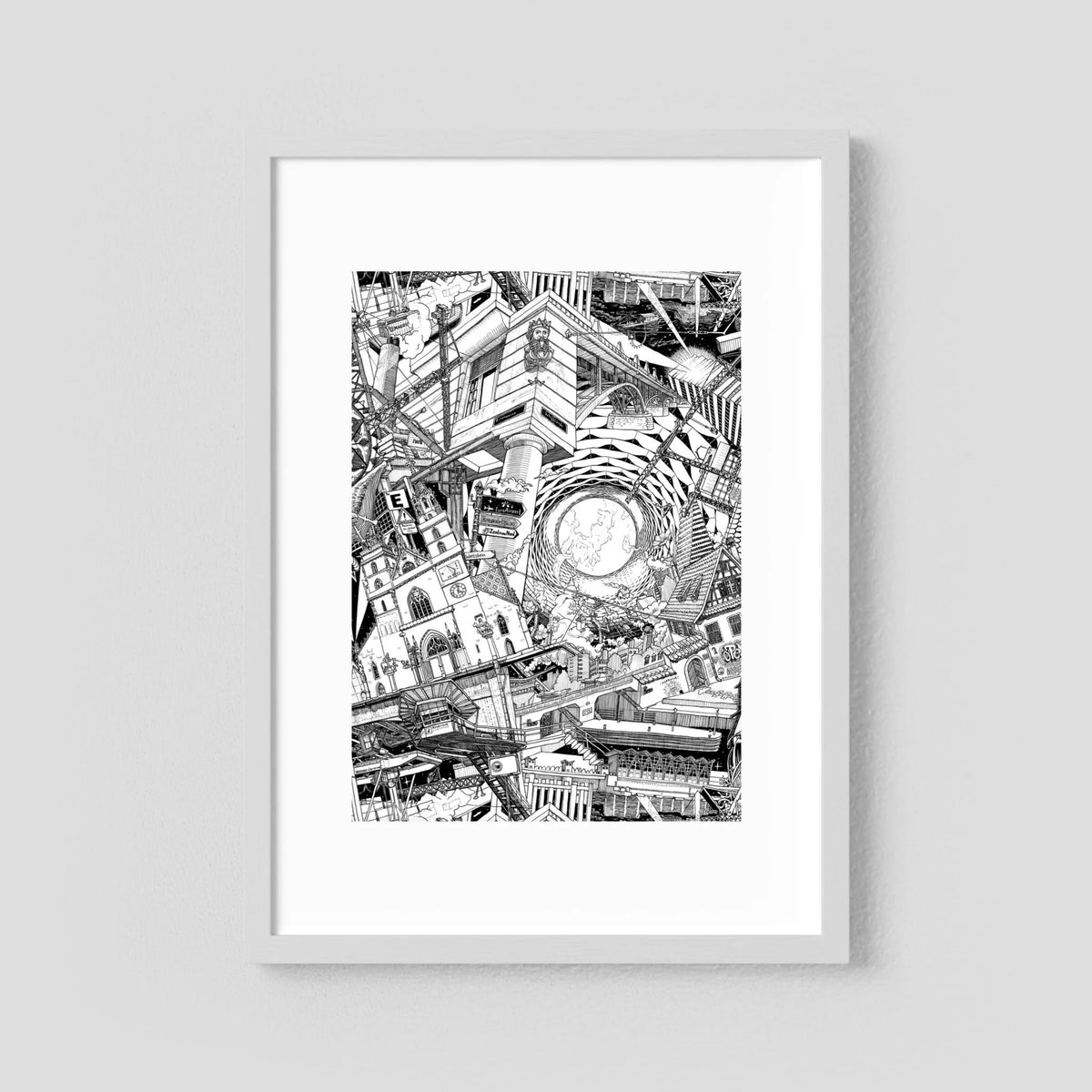 BASEL Fine Art Poster Vertical