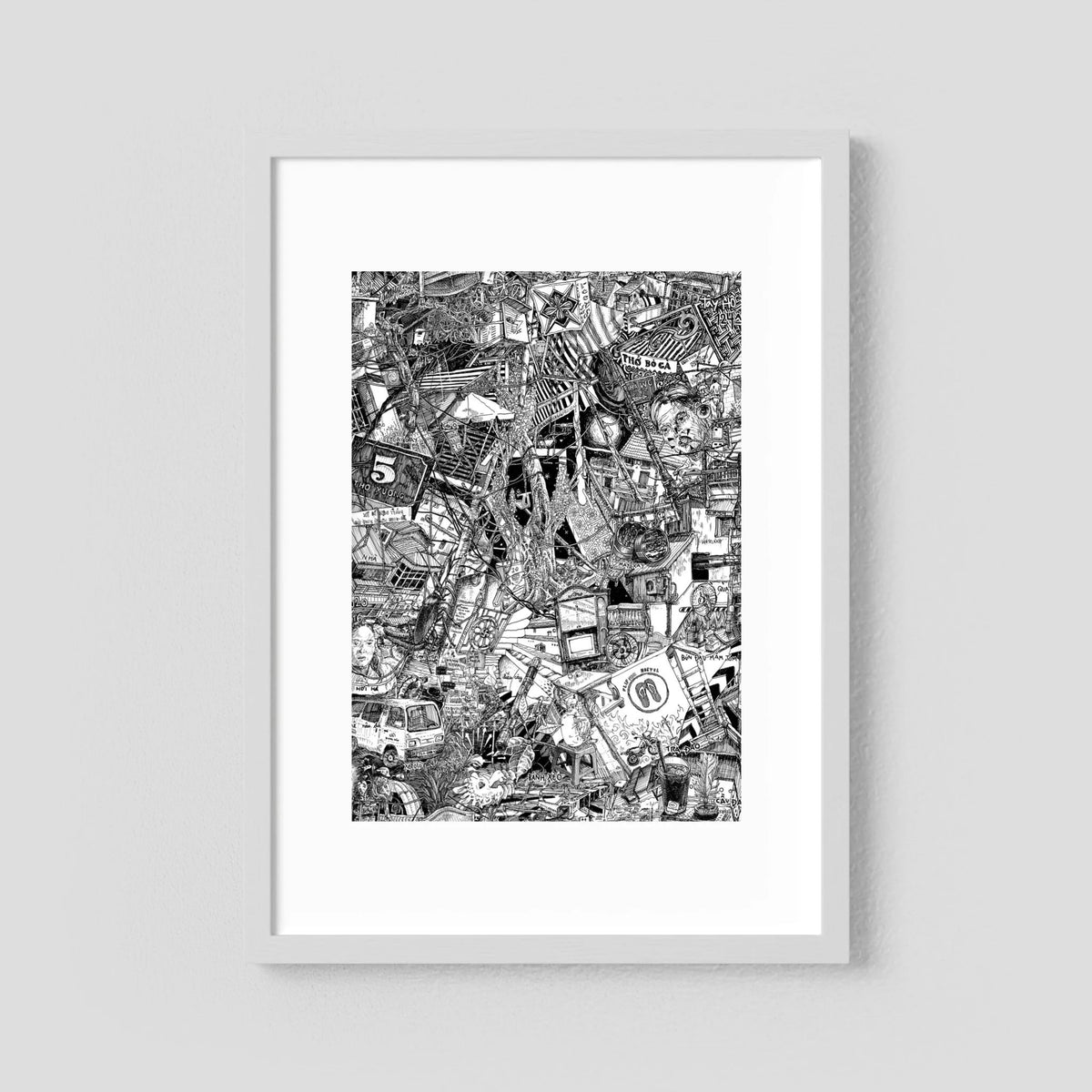 HANOI Fine Art Poster Vertical