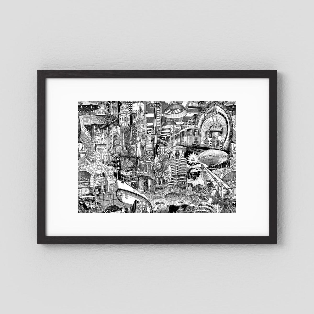 MÜNCHEN Fine Art Poster Horizontal