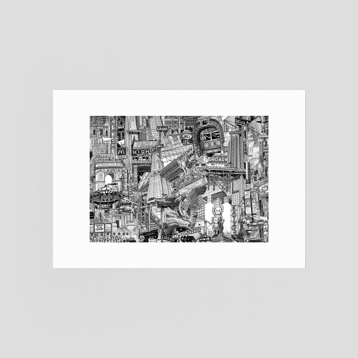 NYC Fine Art Poster Horizontal