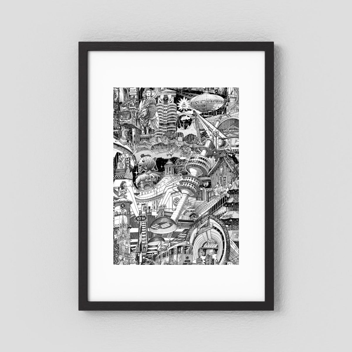 MÜNCHEN Fine Art Poster Vertical