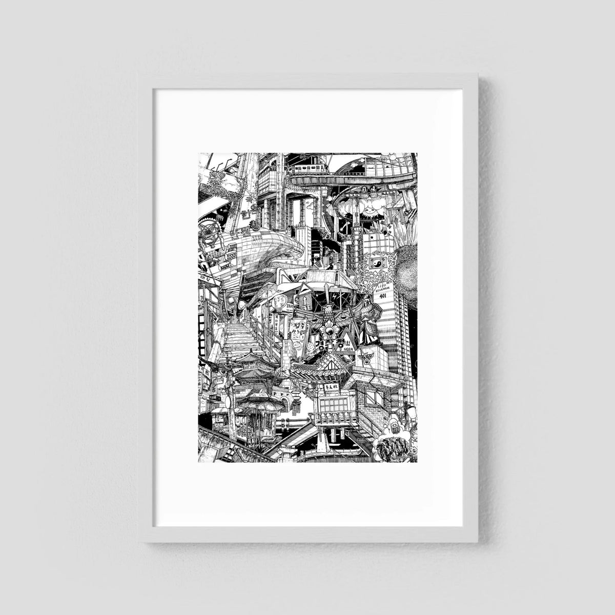 SEOUL Fine Art Poster Vertical