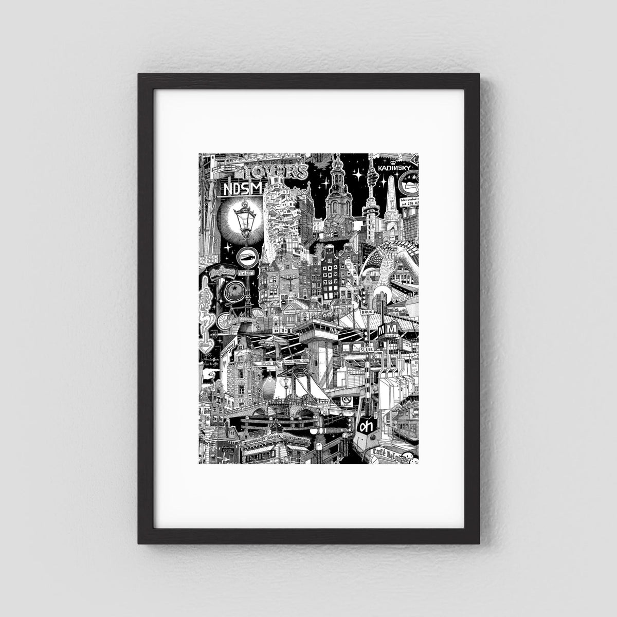 AMSTERDAM Fine Art Poster Vertical
