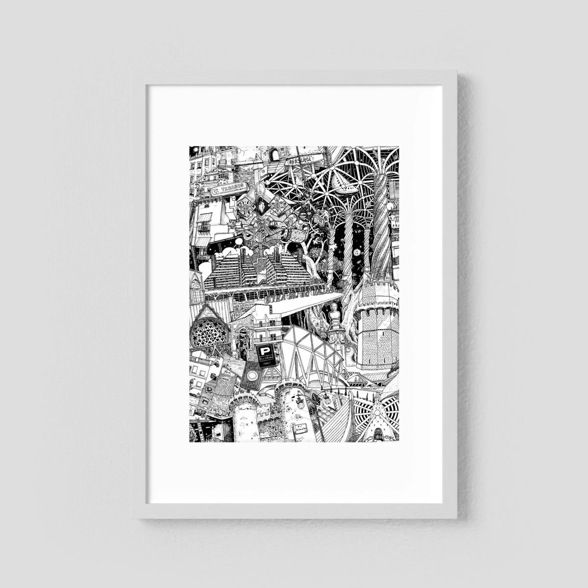 VALENCIA Fine Art Poster Vertical