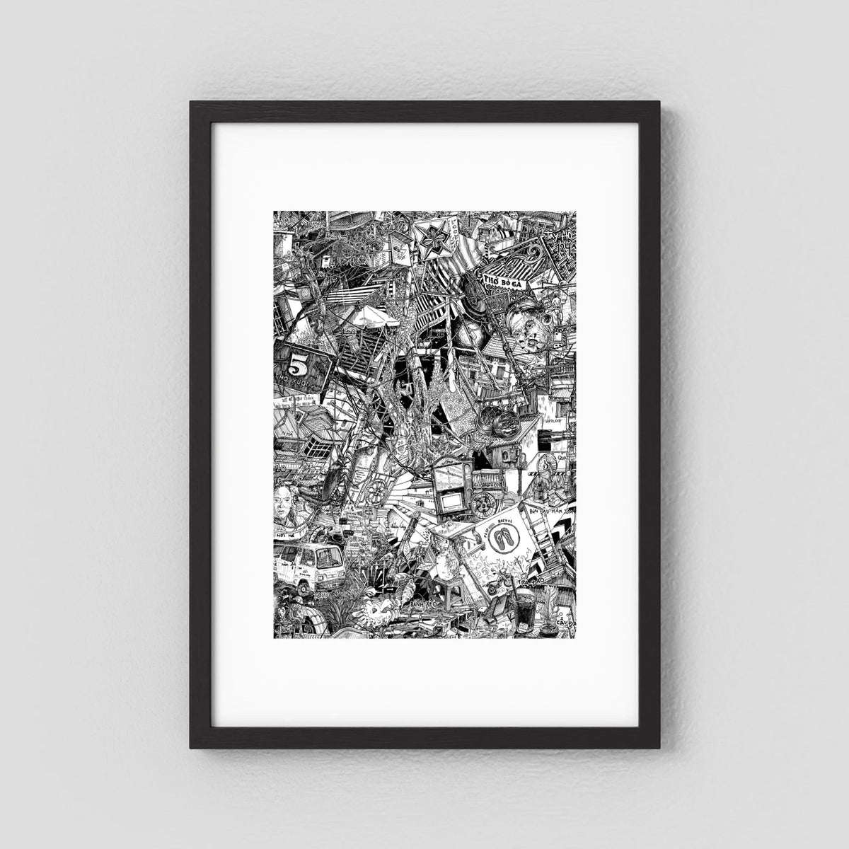 HANOI Fine Art Poster Vertical