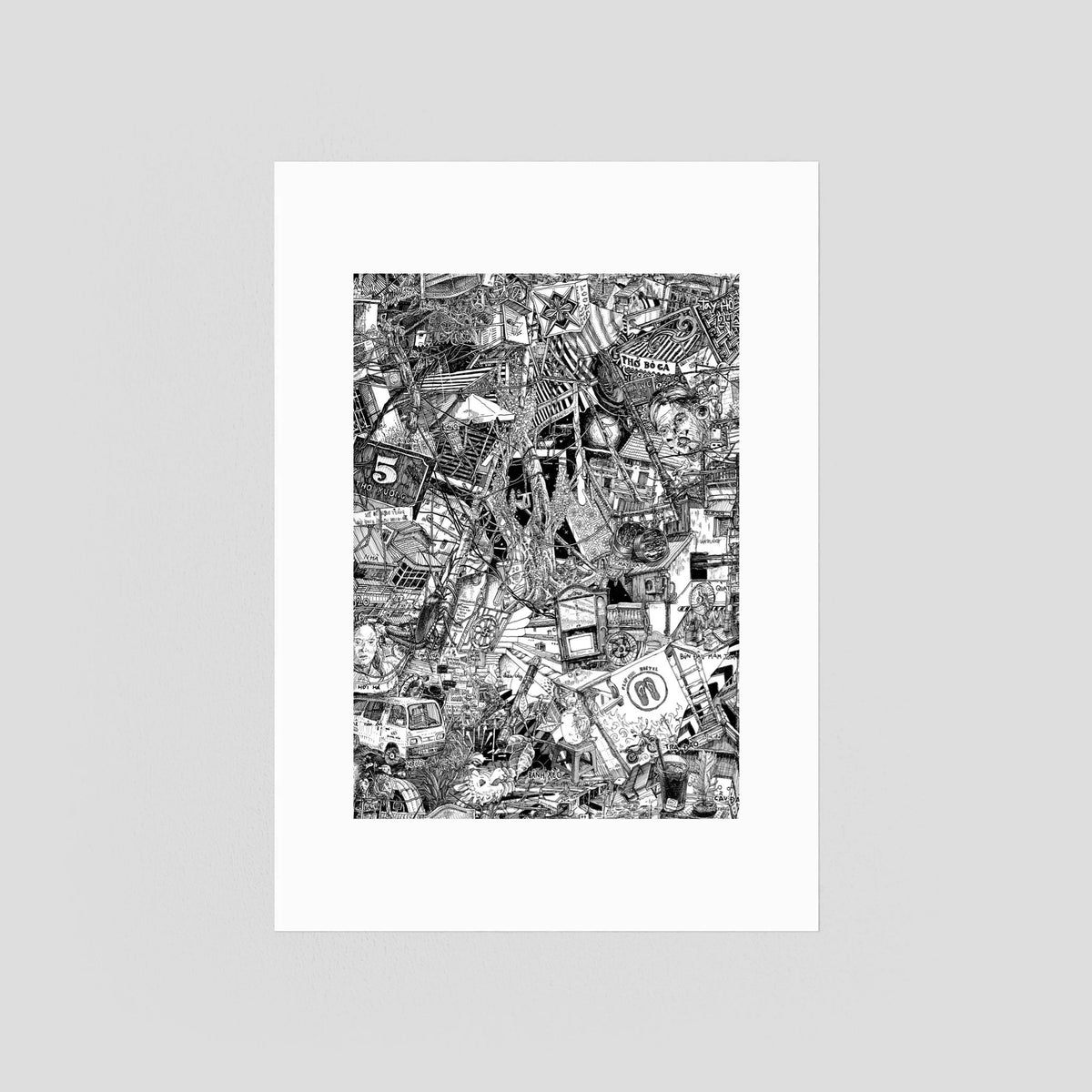 HANOI Fine Art Poster Vertical