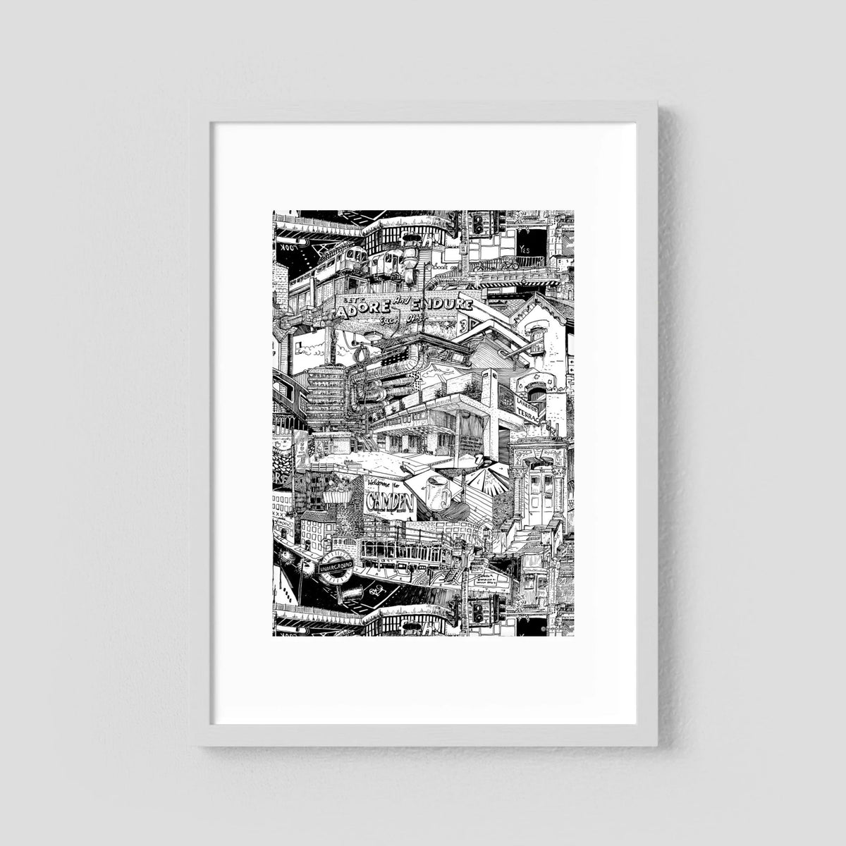 LONDON Fine Art Poster Vertical