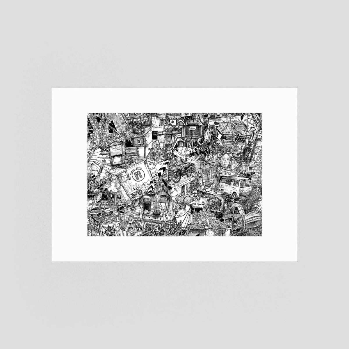 HANOI Fine Art Poster Horizontal