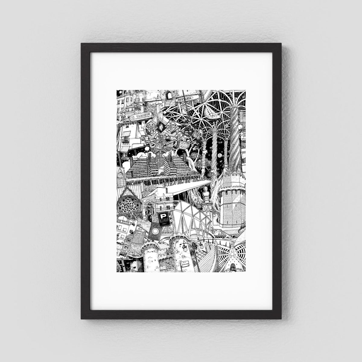 VALENCIA Fine Art Poster Vertical