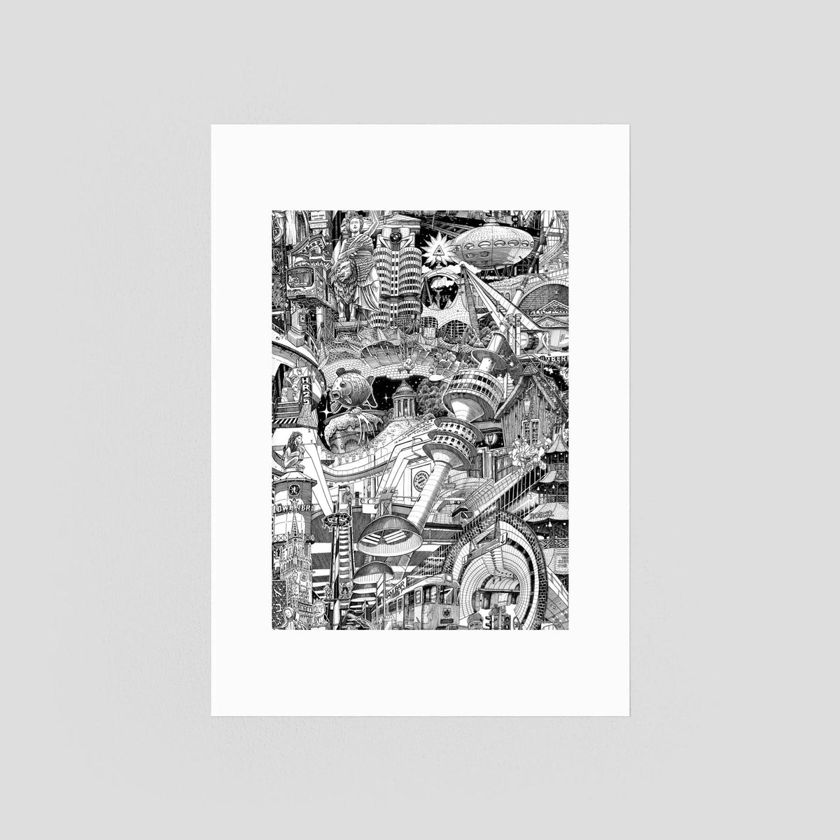 MÜNCHEN Fine Art Poster Vertical