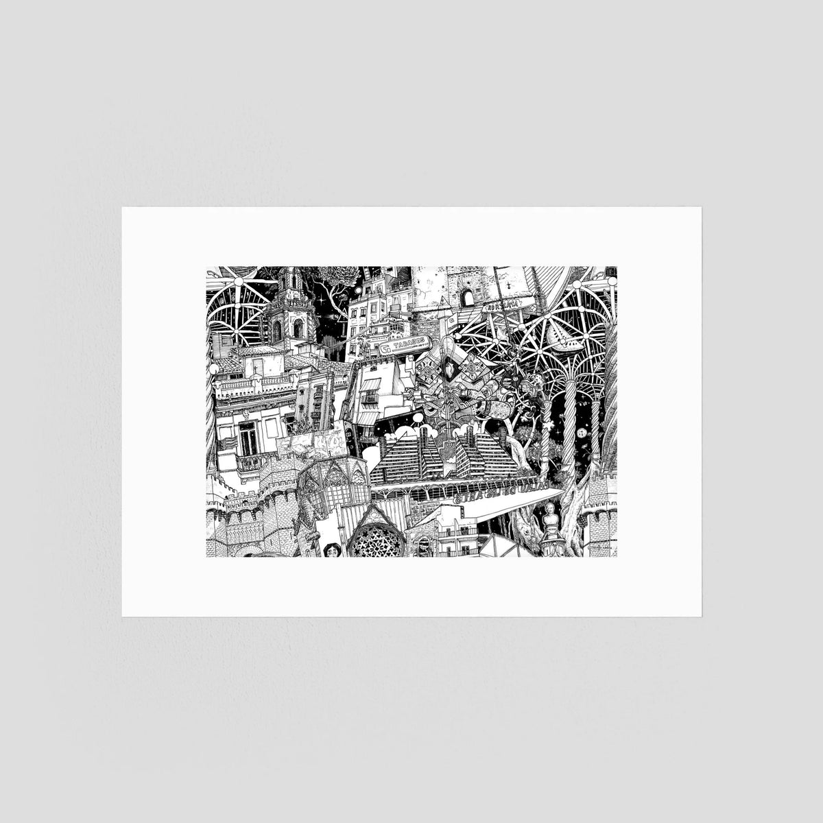 VALENCIA Fine Art Poster Horizontal