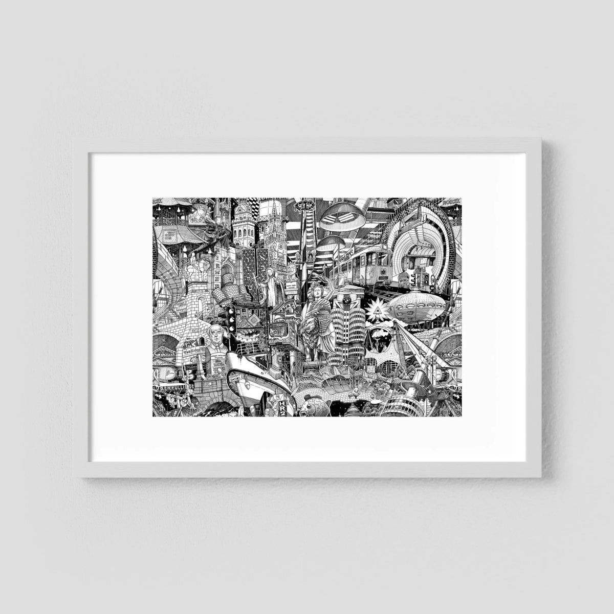 MÜNCHEN Fine Art Poster Horizontal