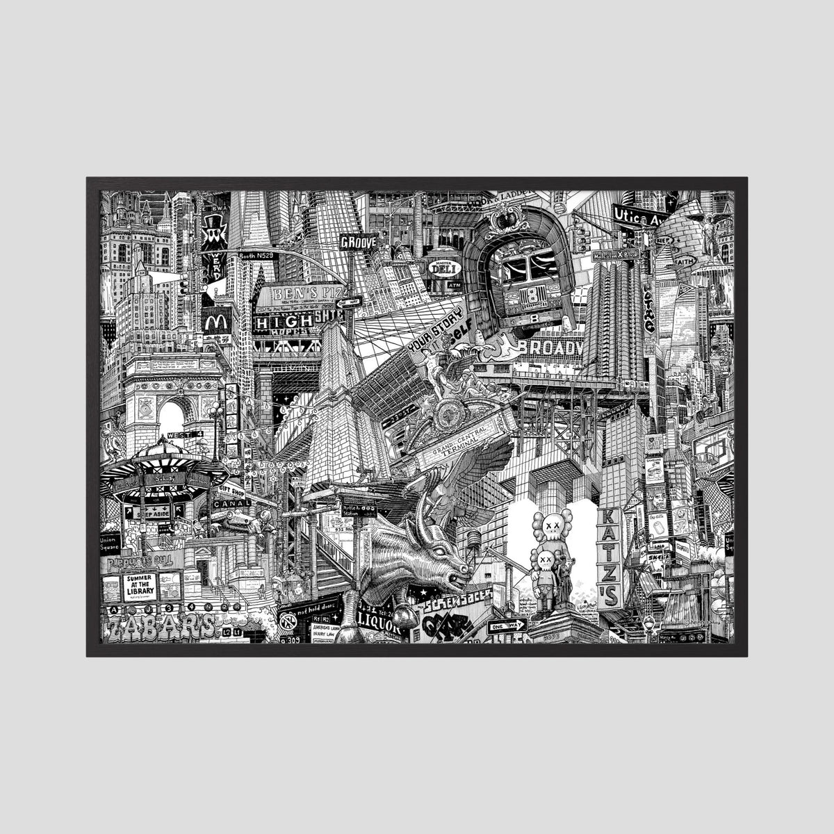 NYC Fine Art Poster Horizontal